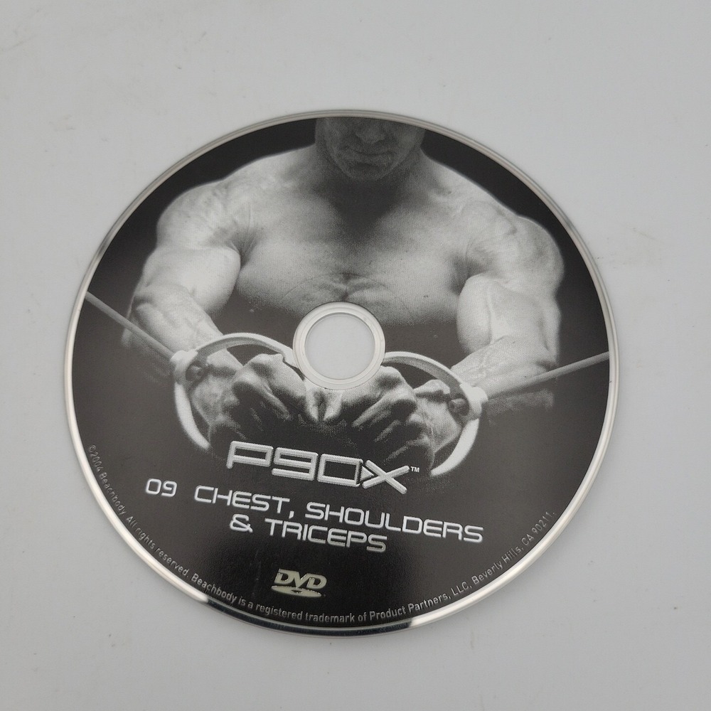 P90X Extreme Home Fitness Chest Shoulders & Triceps DVD Replacement Disc 09